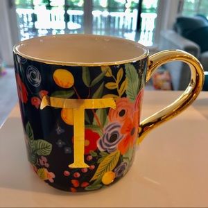 Anthropologie Kitchen - Rifle Paper Co. for Anthropologie Monogram Mug Anthropologie Kitchen - Rifle Paper Co. for Anthropologie Monogram Mug